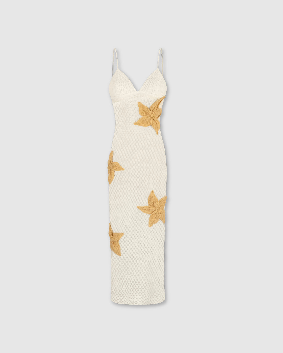 MAXI FLORA CROCHET DRESS